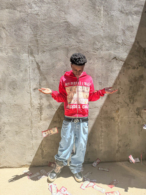 RED “Only People I Trust” ZipUp