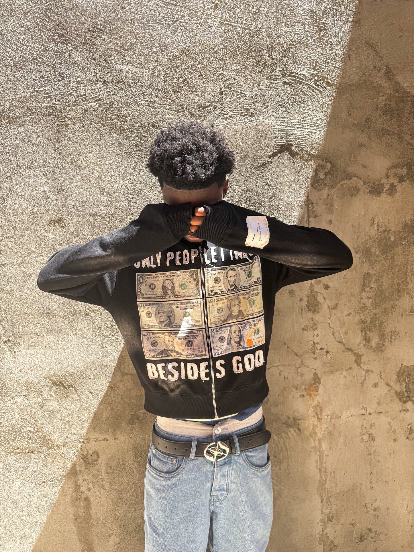 BLACK “Only People I Trust” ZipUp