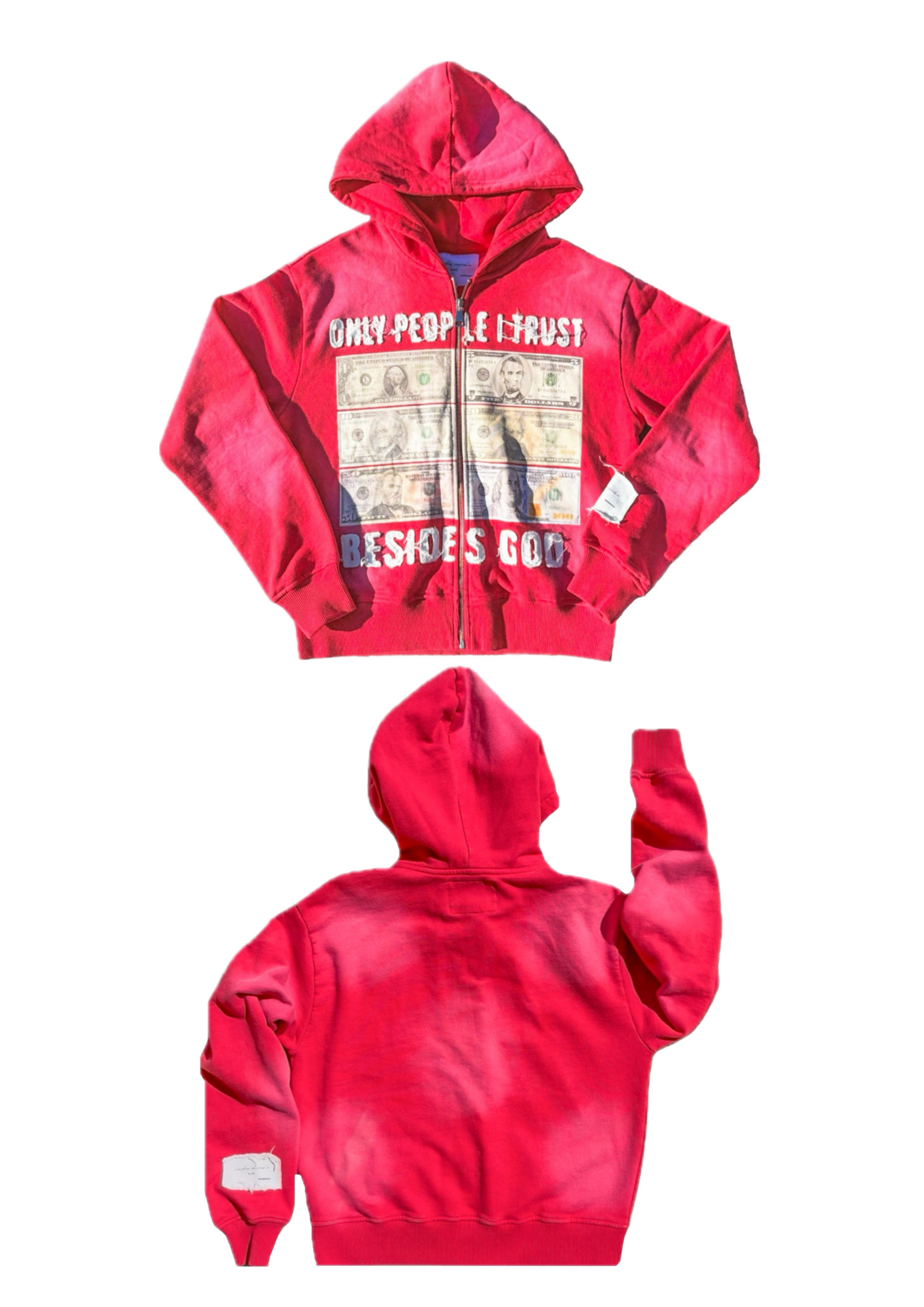 RED “Only People I Trust” ZipUp